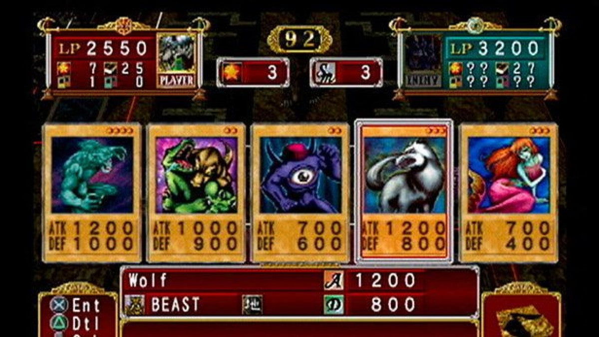 Yu-Gi-Oh! The Duelists of the Roses – PlayStation 2 (PS2) video game gameplay, trading card strategy.