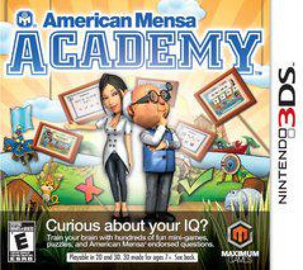 American Mensa Academy cover art for Nintendo 3DS (3DS) video game
