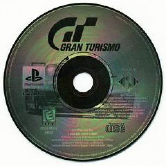 Gran Turismo Greatest Hits PlayStation 1 PS1 for racing video game fans featuring realistic driving simulation licensed cars detailed tracks championship events vehicle tuning license tests and competitive racing gameplay classic Polyphony Digital PlayStation gaming collectible appeal disc