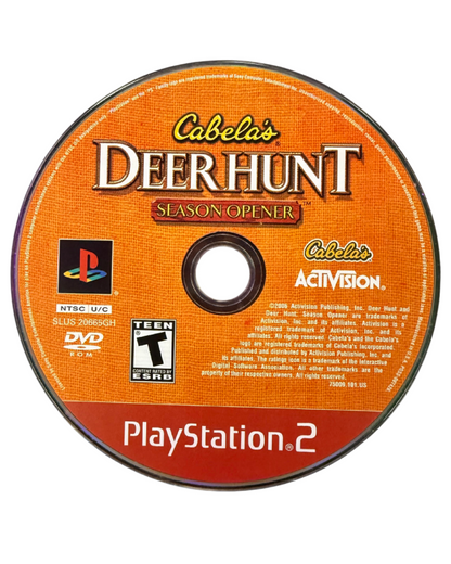 Cabela's Deer Hunt: Season Opener [Greatest Hits] disc for PlayStation 2 (PS2) video game