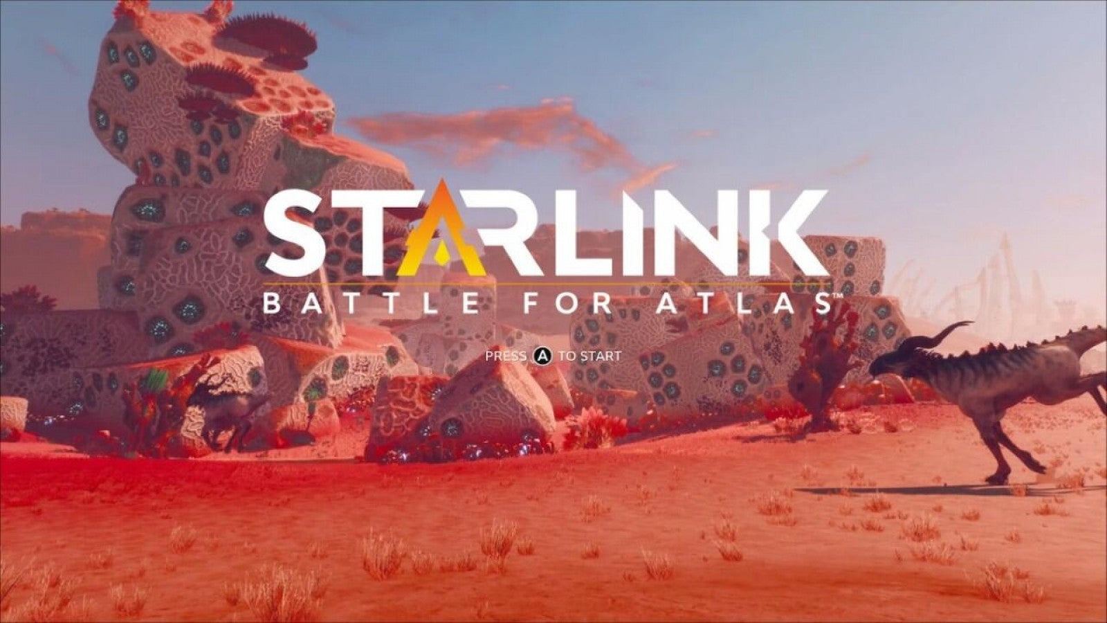 Starlink Battle for Atlas home screen for Nintendo Switch NS video game