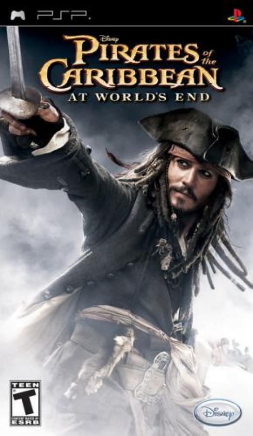 Pirates of the Caribbean At World's End cover art for PlayStation Portable (PSP) video game