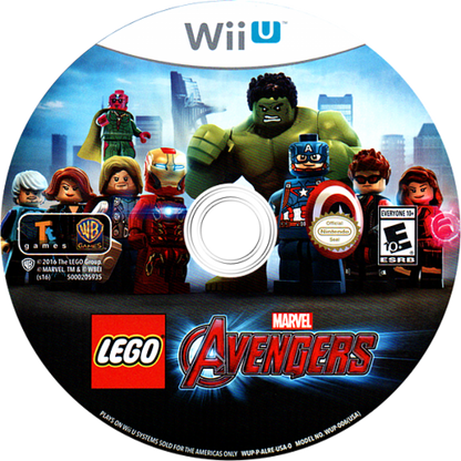 LEGO Marvel's Avengers disc cover art for Nintendo Wii U (WiiU) video game