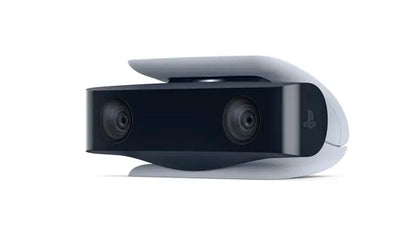 PlayStation 5 HD Camera camera accessory for the PlayStation 5 featuring dual lenses 1080p video capture background removal tools and seamless integration for streaming and broadcasting gameplay front