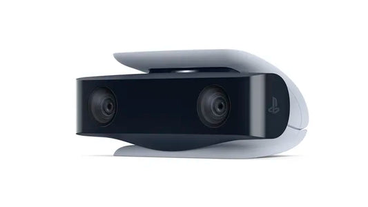 PlayStation 5 HD Camera camera accessory for the PlayStation 5 featuring dual lenses 1080p video capture background removal tools and seamless integration for streaming and broadcasting gameplay front