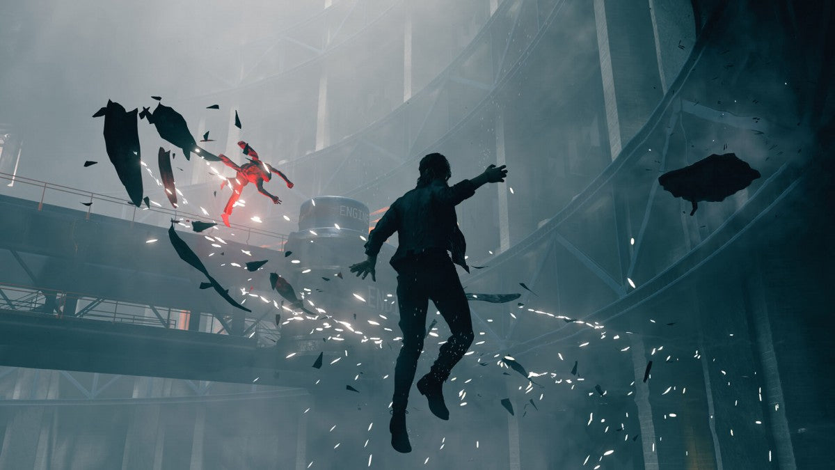 Control Xbox One action-adventure third-person shooter supernatural thriller Remedy Entertainment Jesse Faden The Oldest House telekinetic powers weapon forms eerie atmosphere brutalist architecture gameplay screenshot