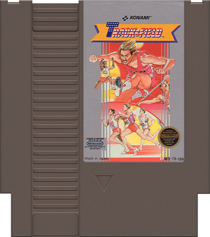 Track and Field cartridge for Nintendo Entertainment System (NES) retro video game