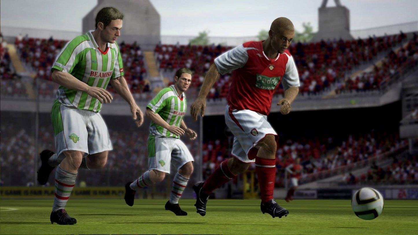 FIFA 08 gameplay art for Nintendo Wii (Wii) video game
