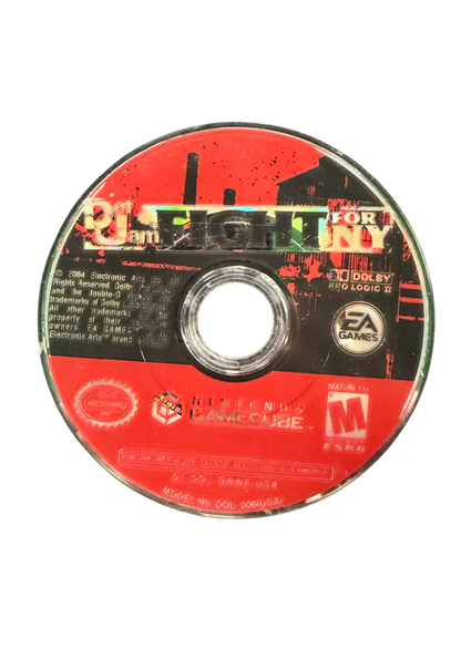 Def Jam Fight for NY Nintendo GameCube GC for fighting video game fans featuring hip hop inspired combat legendary rappers and celebrities brutal wrestling and street fighting styles character customization story driven gameplay interactive environments and intense multiplayer matches collectible gaming appeal front disc
