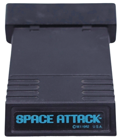 Space Attack retro Atari 2600 video game Space Attack arcade shooter space combat alien invasion classic retro gameplay console title Atari 2600 release cartridge