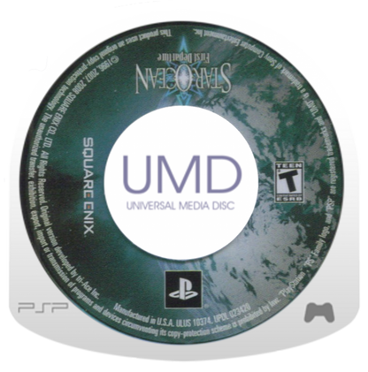Star Ocean: First Departure disc for PlayStation Portable (PSP) action role-playing game
