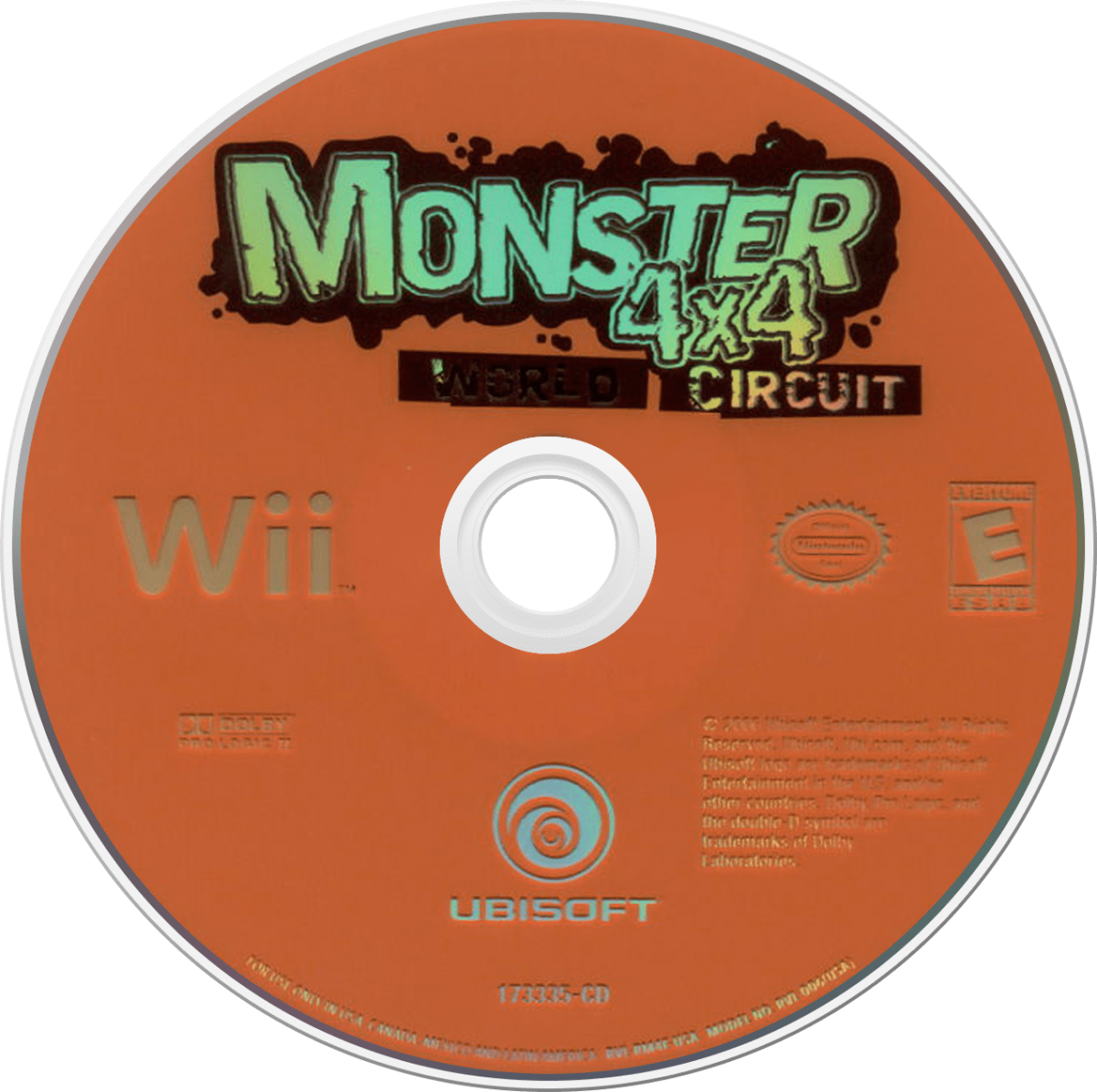 Monster 4x4: World Circuit – Nintendo Wii (Wii) off-road racing arcade sports video game disc