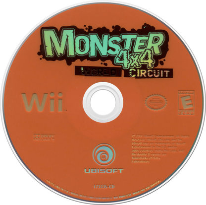 Monster 4x4: World Circuit – Nintendo Wii (Wii) off-road racing arcade sports video game disc