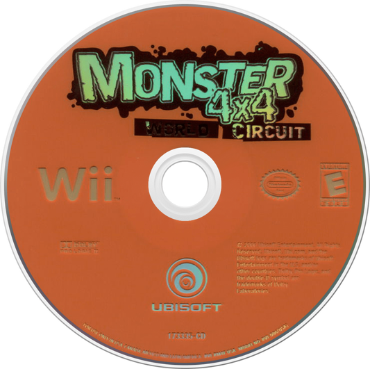 Monster 4x4: World Circuit – Nintendo Wii (Wii) off-road racing arcade sports video game disc