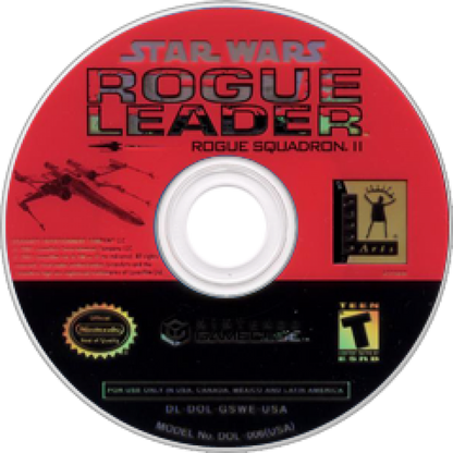 Star Wars Rogue Leader [Player's Choice] disc game cover for Nintendo GameCube