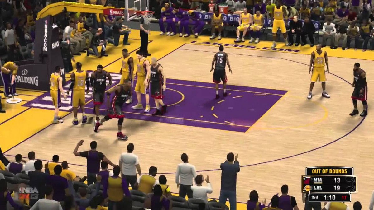 NBA 2K13 for PlayStation 3 (PS3) at Gamers INC, featuring executive production by Jay-Z with improved Control Stick mechanics and dynamic shot generators for the ultimate pro basketball simulation experience on your PS3 console gameplay screenshot