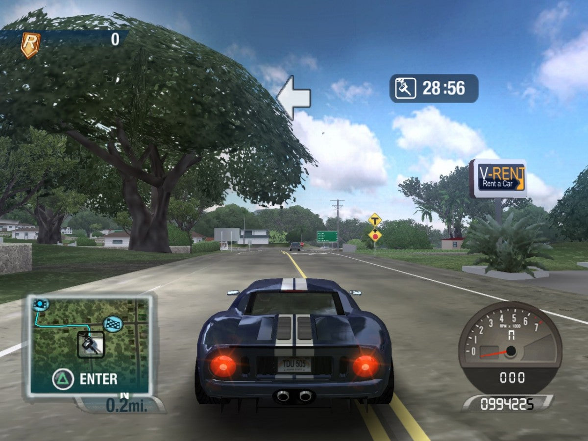 Test Drive gameplay for Playstation 2 (PS2) video game