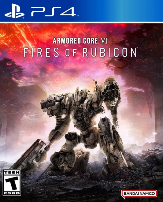 Armored Core VI: Fires of Rubicon cover art for PlayStation 4 (PS4) video game