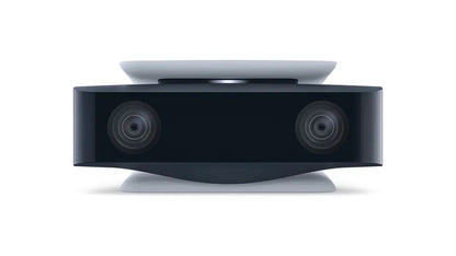 PlayStation 5 HD Camera camera accessory for the PlayStation 5 featuring dual lenses 1080p video capture background removal tools and seamless integration for streaming and broadcasting gameplay frront 