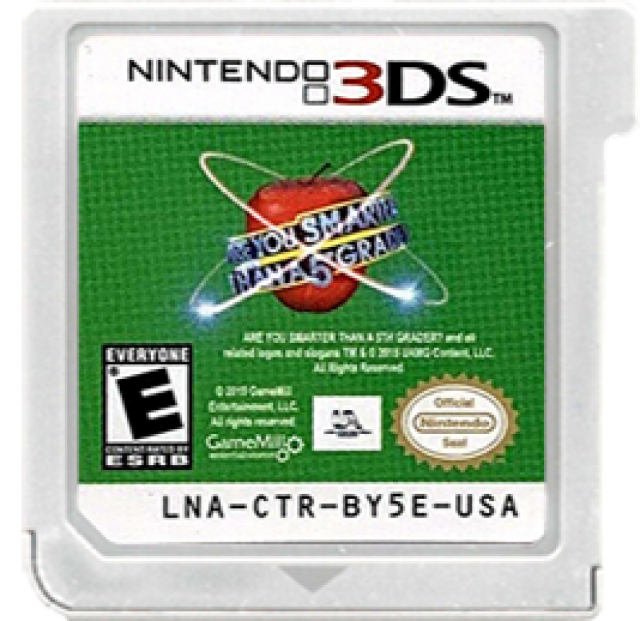 Are You Smarter Than a 5th Grader? cartridge for Nintendo 3DS (3DS) educational trivia video game