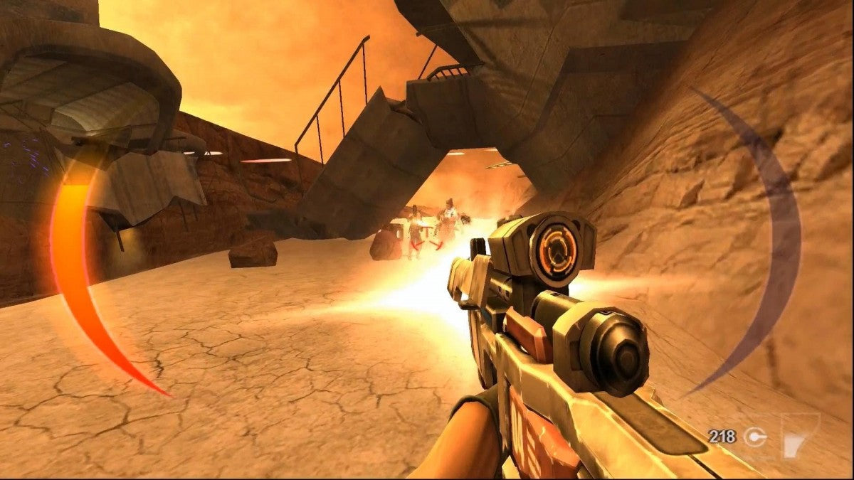 TimeSplitters Future Perfect PlayStation 2 PS2 video game featuring first person shooter gameplay time travel adventure action packed combat enemy battles weapon variety mission based levels multiplayer modes and classic 128 bit PlayStation 2 gameplay retro video game collection collectible gaming appeal gameplay