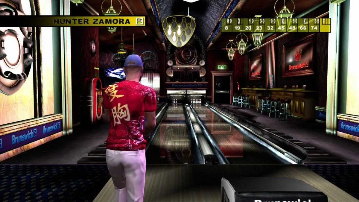 Brunswick Pro Bowling for PlayStation 2 with realistic bowling simulation and sports gameplay theme gameplay