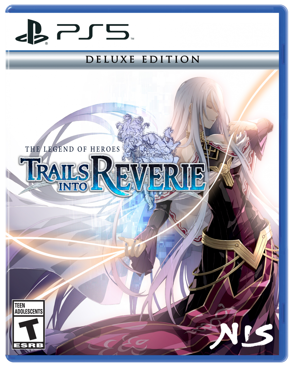 The Legend of Heroes Trails into Reverie PS5 game featuring deep JRPG storytelling, turn-based combat, and an expansive interconnected narrative on PlayStation 5 cover art
