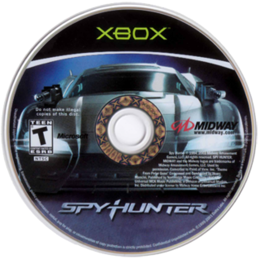 Spy Hunter disc art for Xbox (XBOX) video game