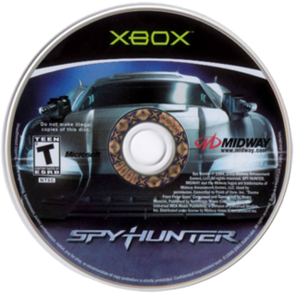 Spy Hunter disc art for Xbox (XBOX) video game