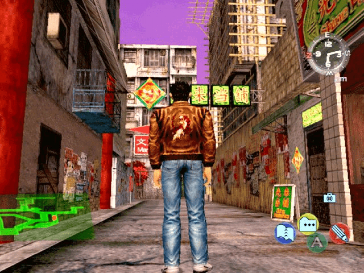 Shenmue II retro Xbox video game Shenmue open world martial arts adventure immersive storytelling investigation action exploration cinematic gameplay console title Xbox release gameplay