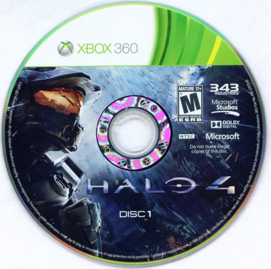 Halo 4 [Limited Edition] disc for Xbox 360 (X360) sci-fi first-person shooter video game