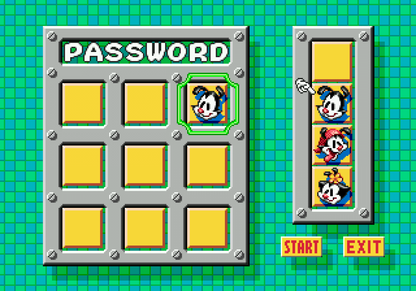 Animaniacs Sega Genesis video game, action platformer, cartoon-based adventure, Warner Bros. classic retro console title gameplay