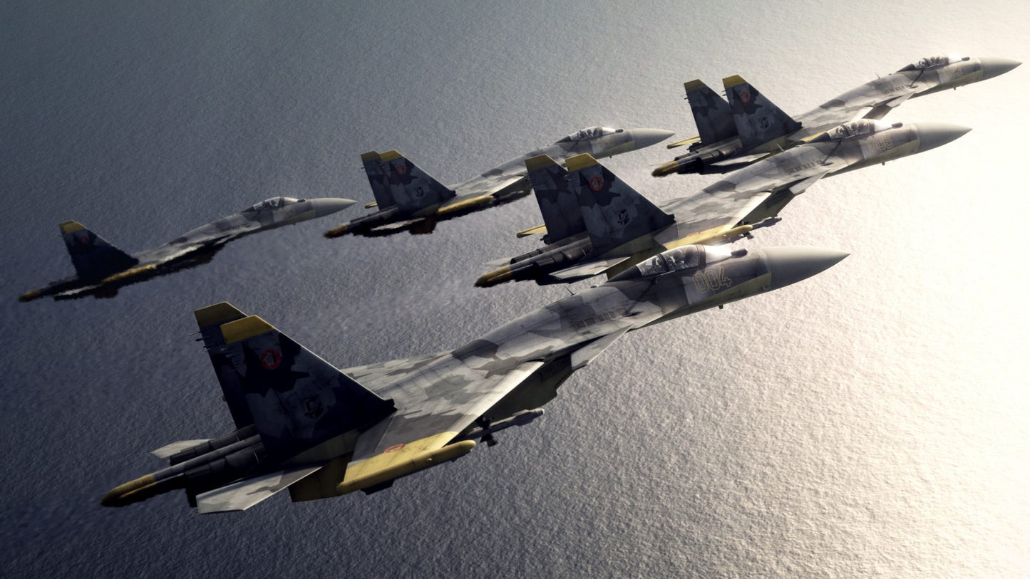 Ace Combat 04: Shattered Skies PS2 flight combat video game gameplay