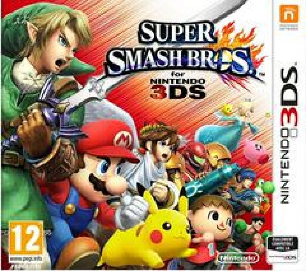 Super Smash Bros for Nintendo 3DS PAL import cover art for Nintendo 3DS (3DS) video game