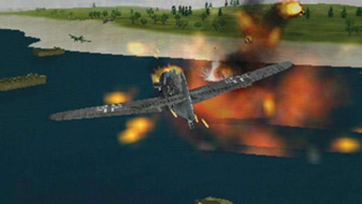WWII Aces gameplay for Nintendo Wii (Wii) featuring aerial combat gameplay with historic World War II fighter planes, intense dogfights, and mission‑based campaigns across European battlefronts.