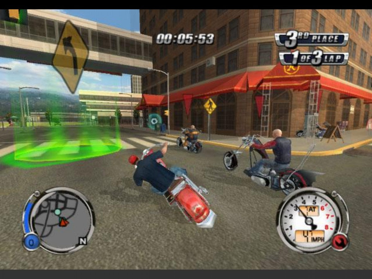 American Chopper PS2 motorcycle racing video game gameplay