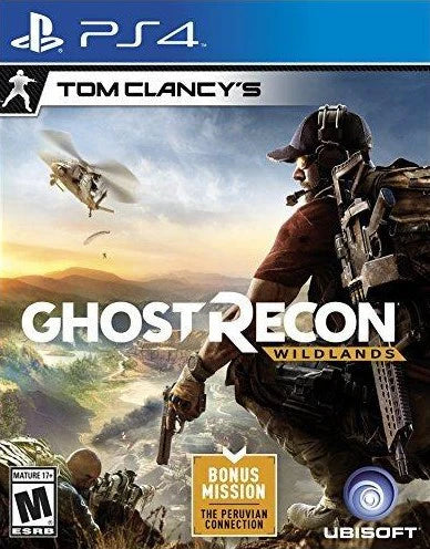 Tom Clancy's Ghost Recon: Wildlands cover art for PlayStation 4 (PS4) video game