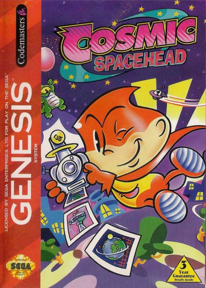 Cosmic Spacehead cover art for Sega Genesis (GEN) video game