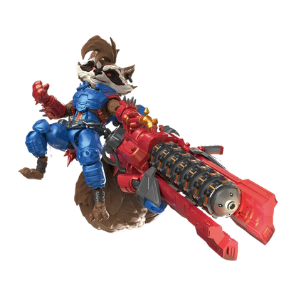 Blokees Marvel Rivals Champion Class 08 Rocket Raccoon Model Kit featuring Marvel Rivals inspired Rocket Raccoon character design collectible buildable figure articulated display model detailed craftsmanship superhero collectible hobby kit and collectible gaming appeal