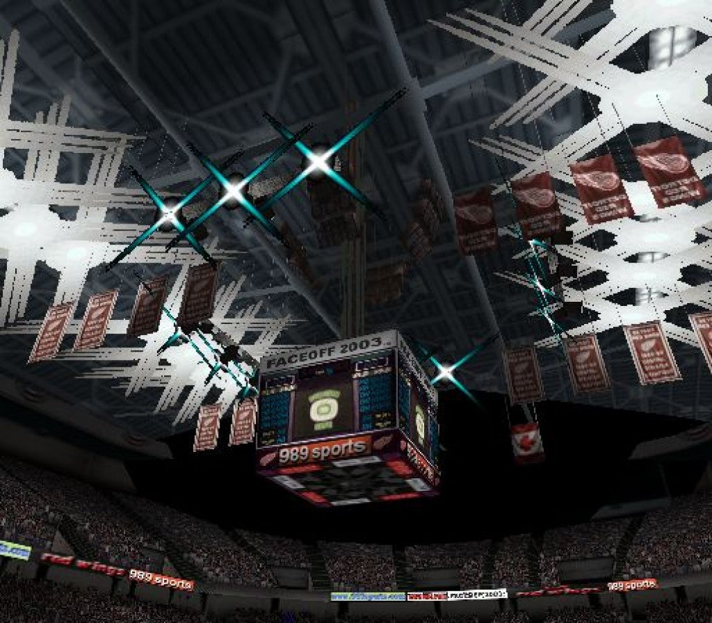 NHL FaceOff 2003 – PlayStation 2 (PS2) video game gameplay, ice hockey sports simulation game.