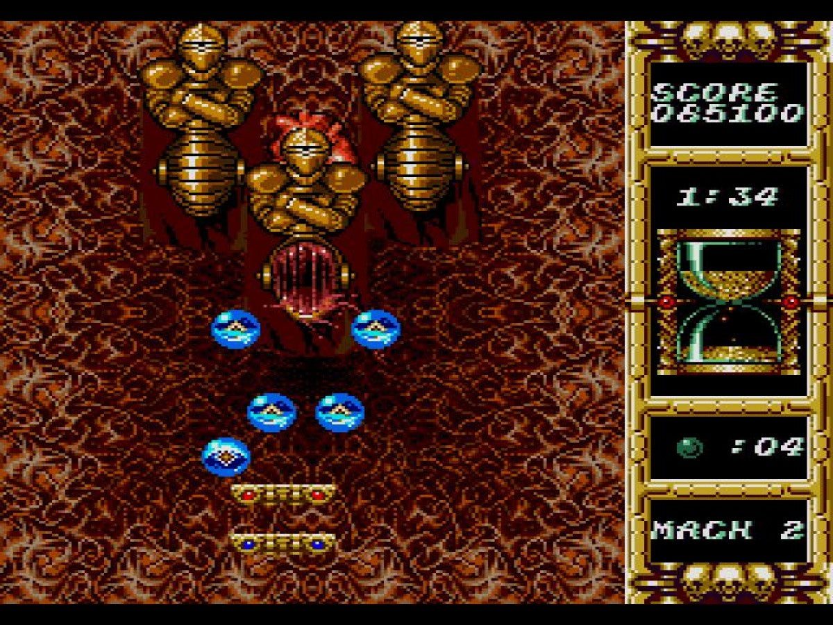 Devilish The Next Possession Sega Genesis GEN for retro video game enthusiasts featuring fantasy pinball action gameplay paddle based mechanics magical themed stages challenging bosses unique arcade style gameplay and collectible gaming appeal gameplay 