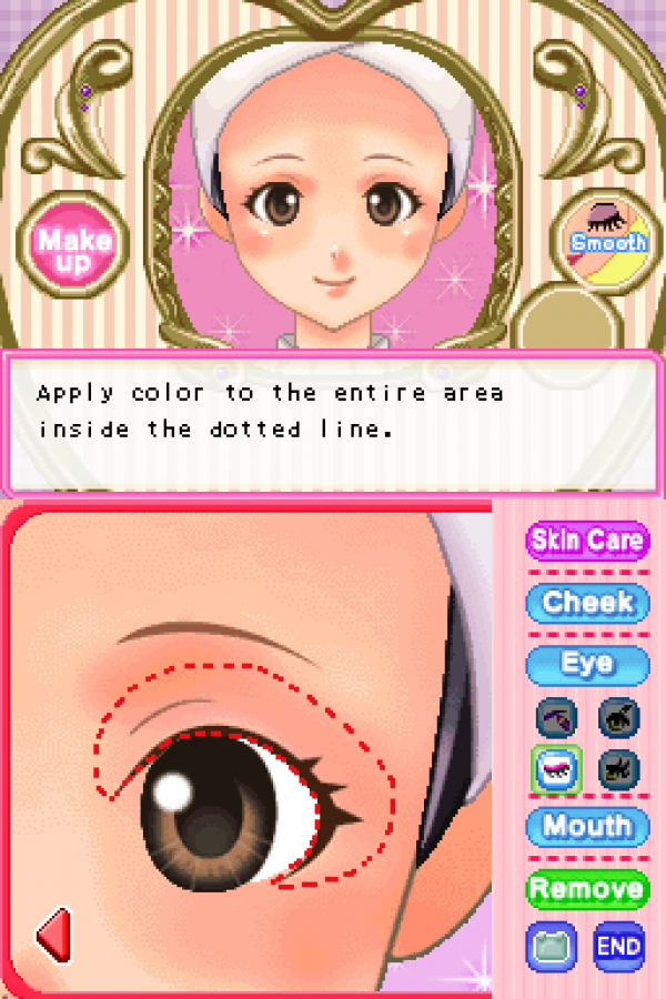 Imagine: Makeup Artist gameplay for Nintendo DS (DS) video game