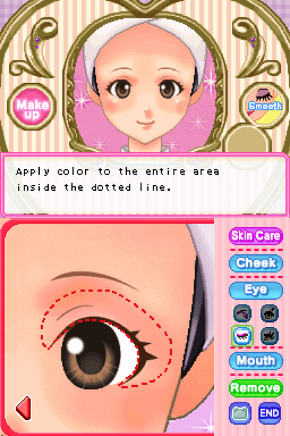 Imagine: Makeup Artist gameplay for Nintendo DS (DS) video game