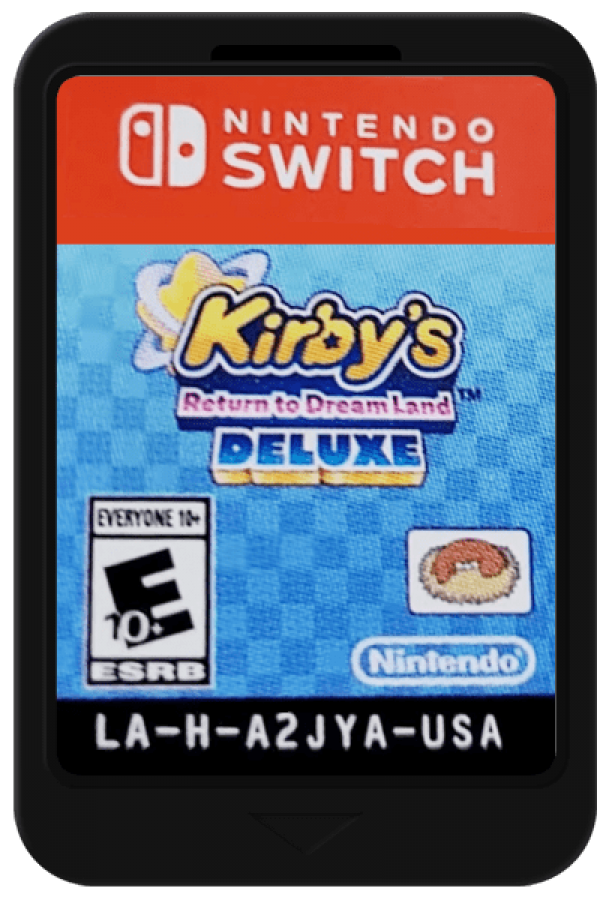 Kirbys Return to Dream Land Deluxe cartridge for Nintendo Switch NS video game