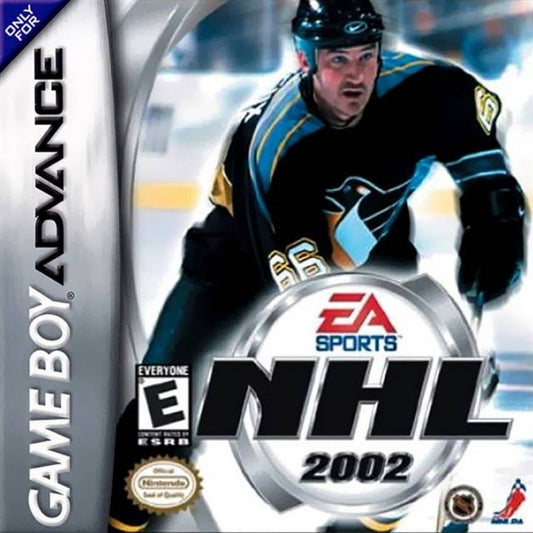 NHL 2002 cover art for Game Boy Advance GBA video game