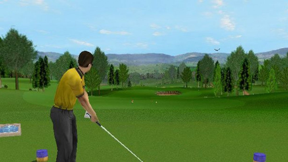 Real World Golf – PlayStation 2 (PS2) video game gameplay, golf sports simulation game.
