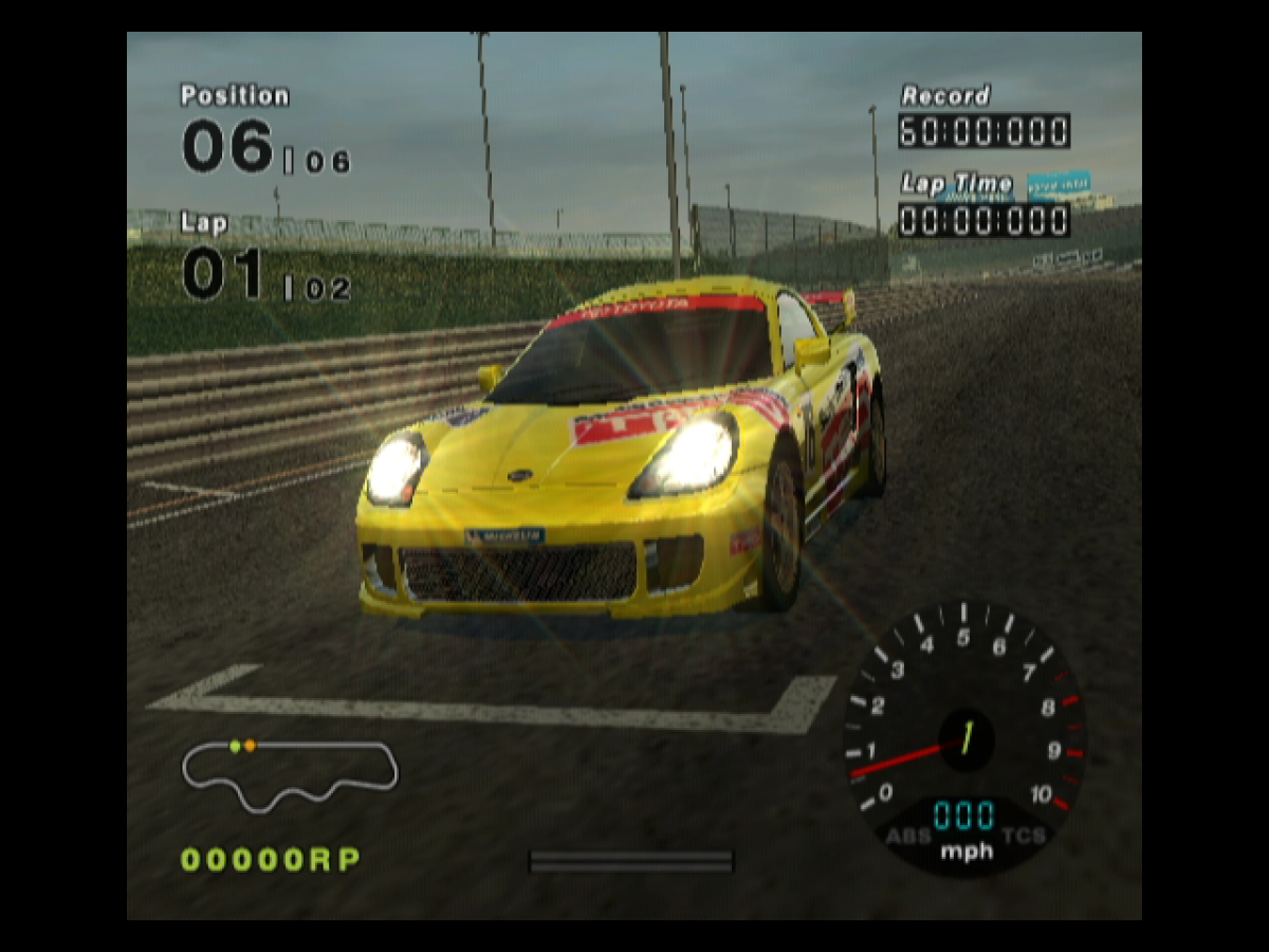 R: Racing Evolution gameplay for Nintendo GameCube (GC) racing simulation video game