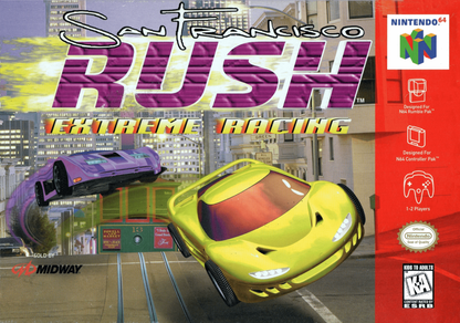 San Francisco Rush Extreme Racing cover art for Nintendo 64 (N64) video game