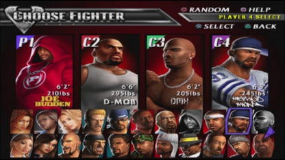 Def Jam: Vendetta for PlayStation 2 with hip-hop themed wrestling and fighting gameplay