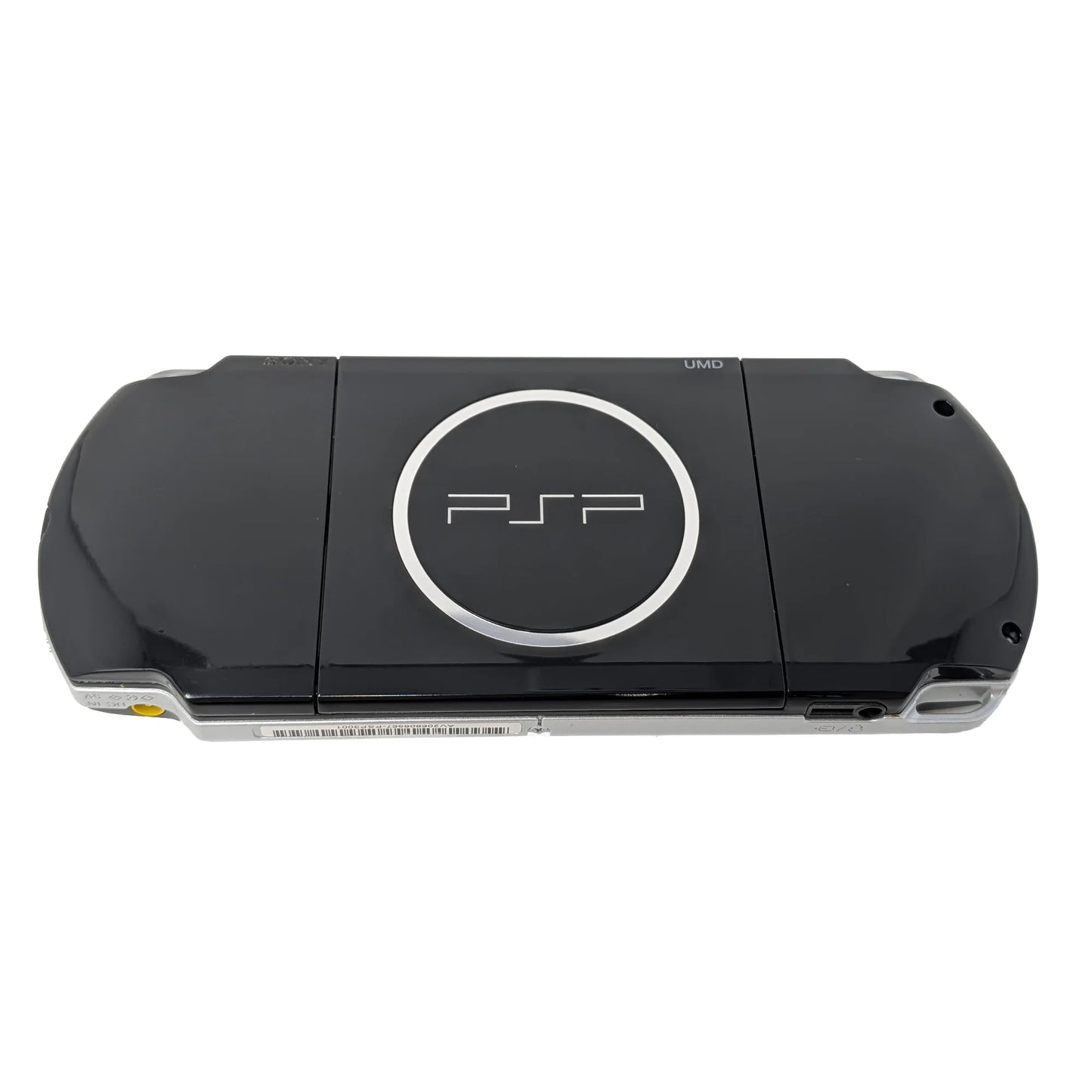 PlayStation Portable 3000 PSP 3000 Black JPN Japan Import Region Free handheld gaming console featuring a sleek black design portable gaming system UMD game support memory card compatibility vibrant widescreen display built-in controls Japanese import hardware region free gameplay and scratch and scuff condition collectible gaming appeal